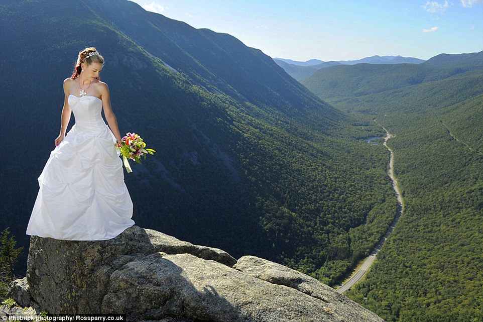 Jay claims it's only once that a bride has got cold feet after stepping out on to a sheer cliff face. He did his best to persuade her, but she wouldn't budge so they shelved the idea�
