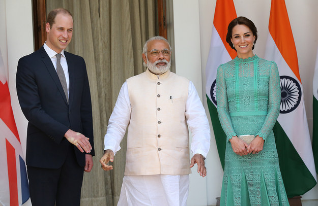 While you might think this handshake was like any other, Prince William's hands told a different tale.