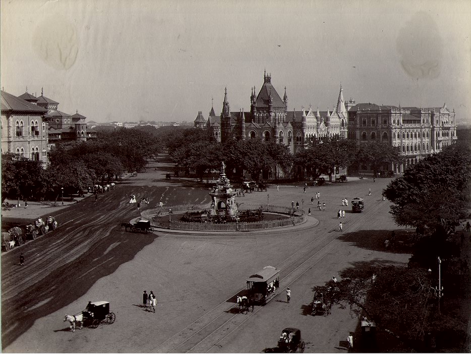 Flora Fountain,Bombay 1880