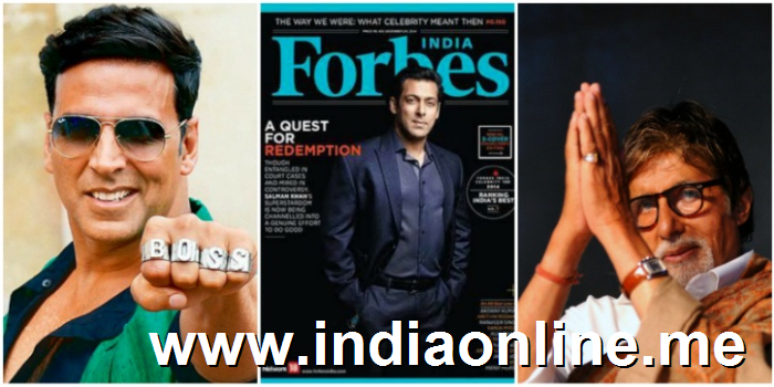 forbes list of top indian actors