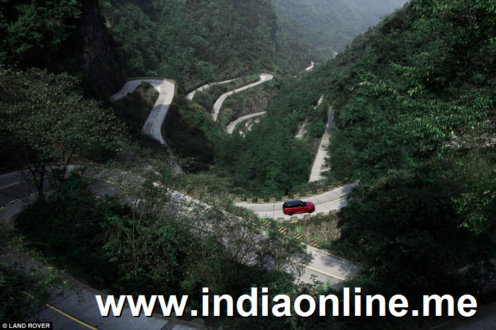 Tackling one on China's most treacherous routes: The road winding up Tianmen Mountain consists of 99 hairpin bends