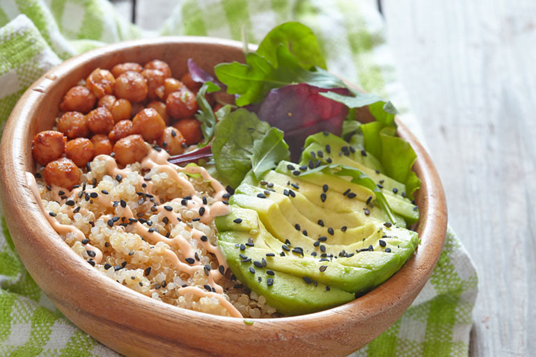 Avocado Quinoa Bowl :Buddha Bowl Recipes