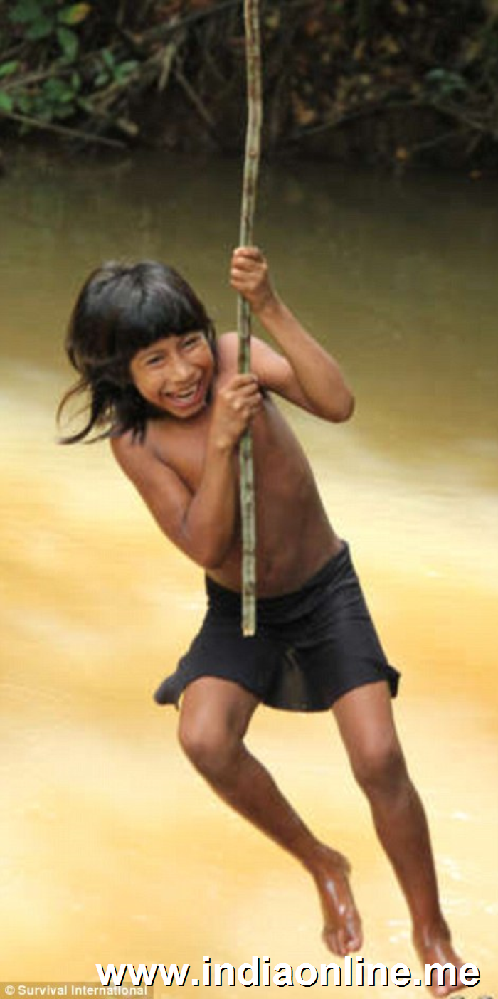 Indigenous: The Awa people, who are so at home in nature, are still at threat from the wild fires that rage through the Amazon jungle