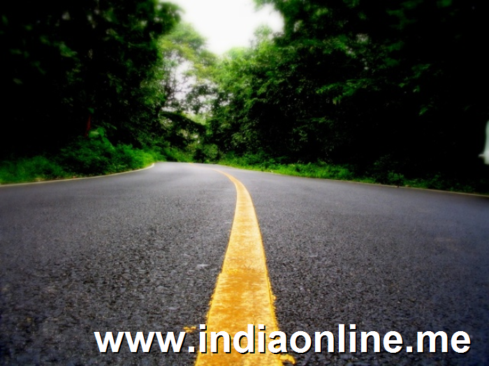 Road Through Woods In Kerala