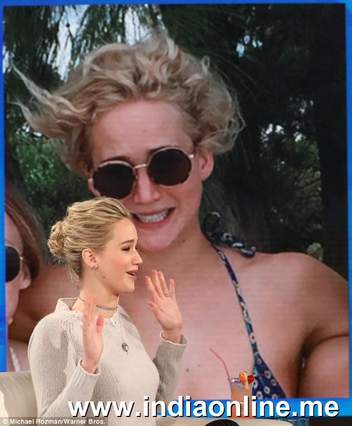 Cringe-worthy! Ellen showed the audience a picture of a bikini-clad Gail smiling awkwardly at the camera