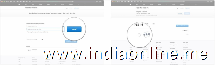 Click Next, click circle